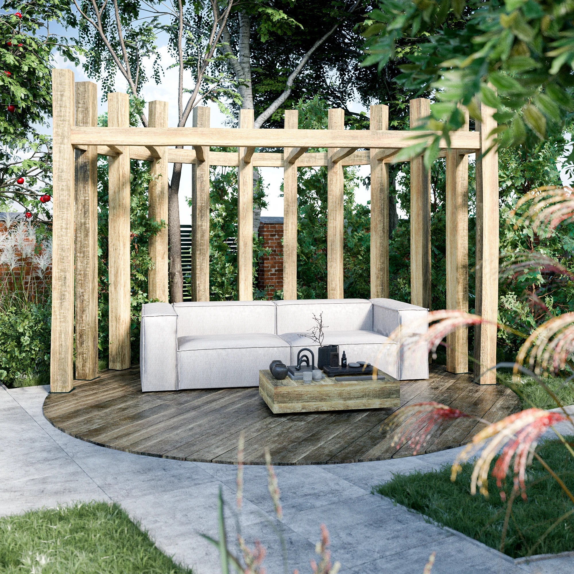 Divano modulare Sewilla Outdoor (4-Posti)