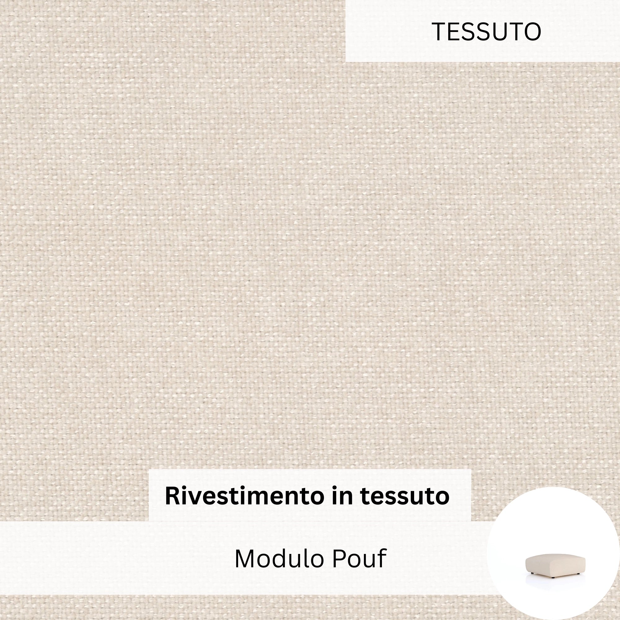 Stoffbezug - Pouffe Modul Ventora