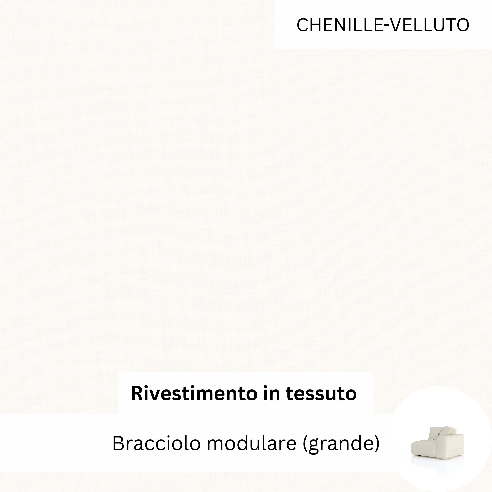 Stoffbezug - Armrest Modul Ventora (Groß) (rechts)