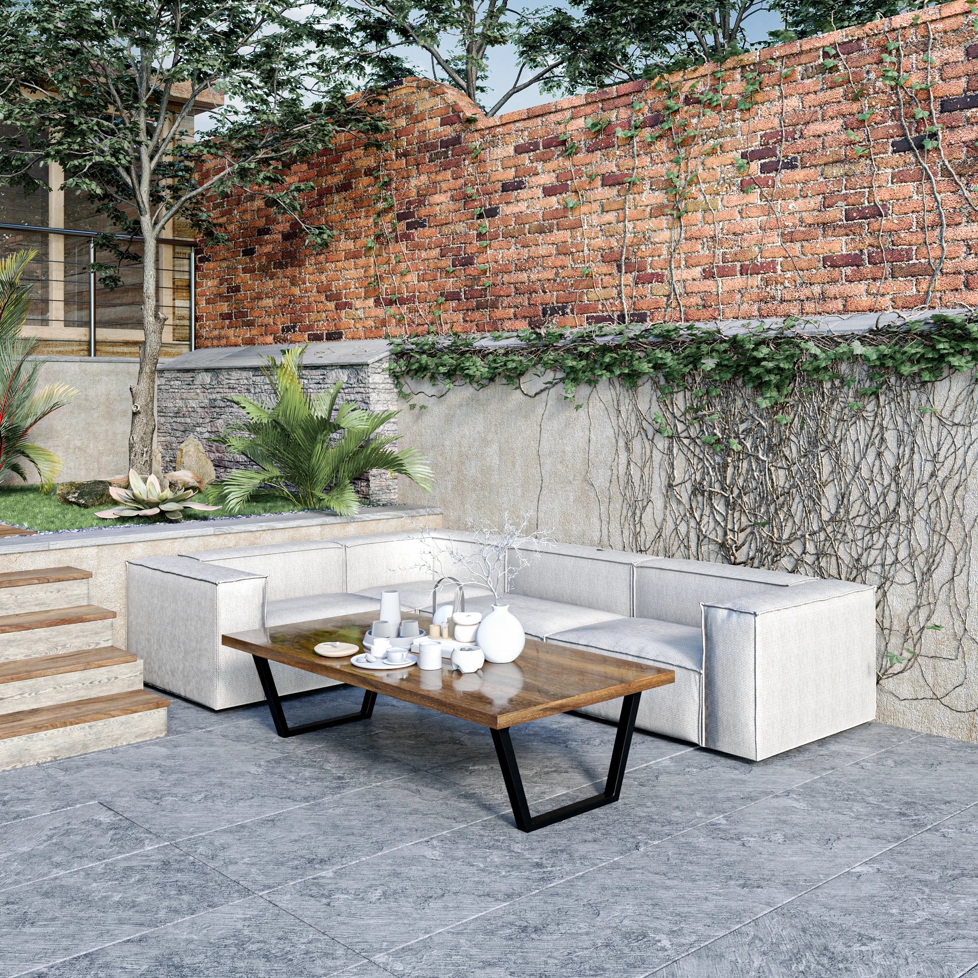 Divano angolare modulare Sewilla Outdoor