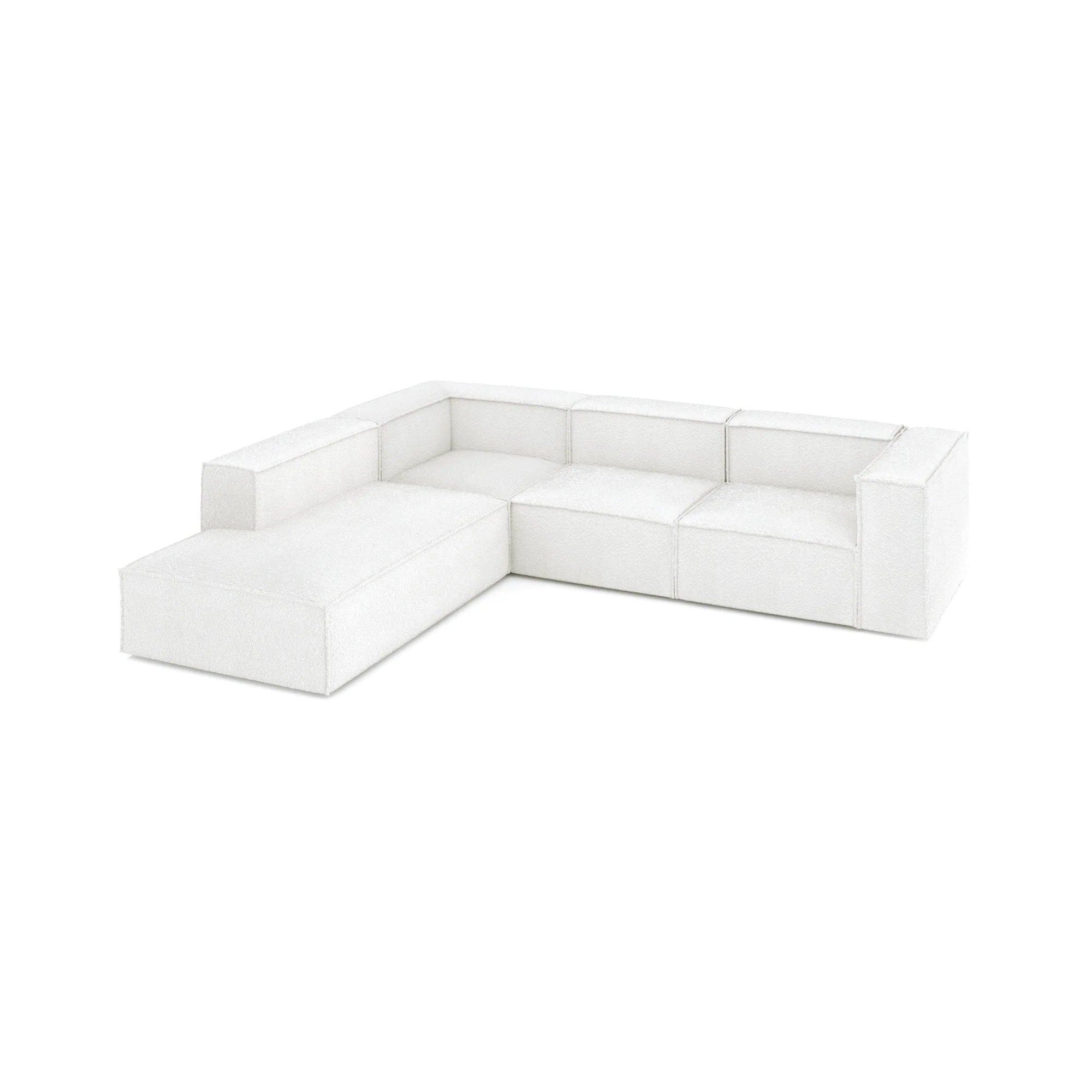 Divano angolare modulare Ottomane Sewilla