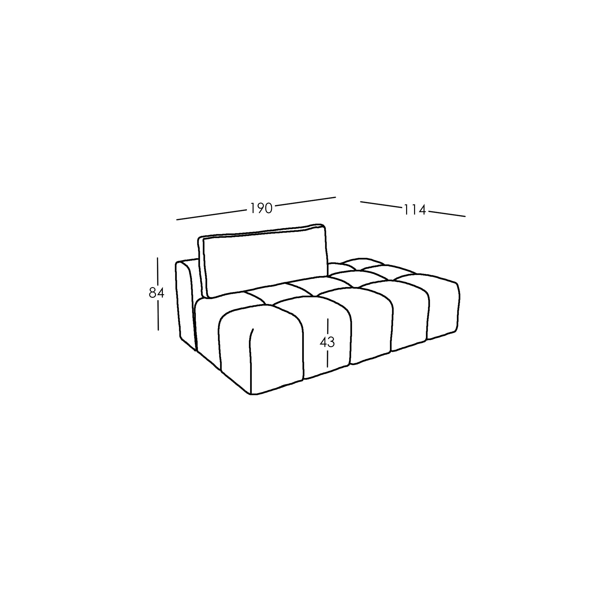 Ottomane Modul Comora (destra)