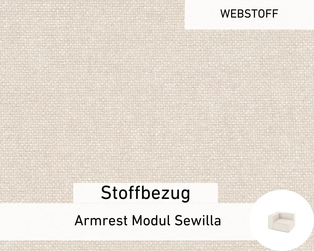 Rivestimento in tessuto - Bracciolo modulare Sewilla