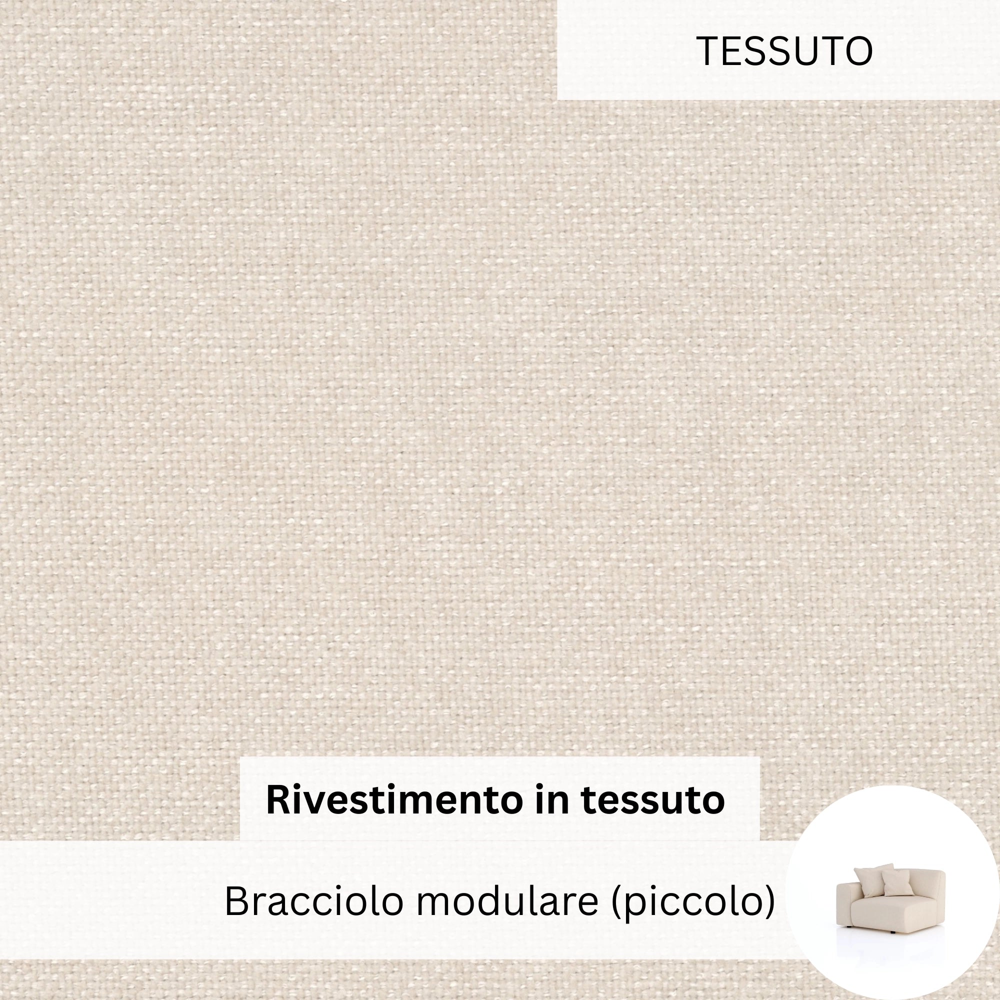 Stoffbezug - Armrest Modul Ventora (Klein) (links)