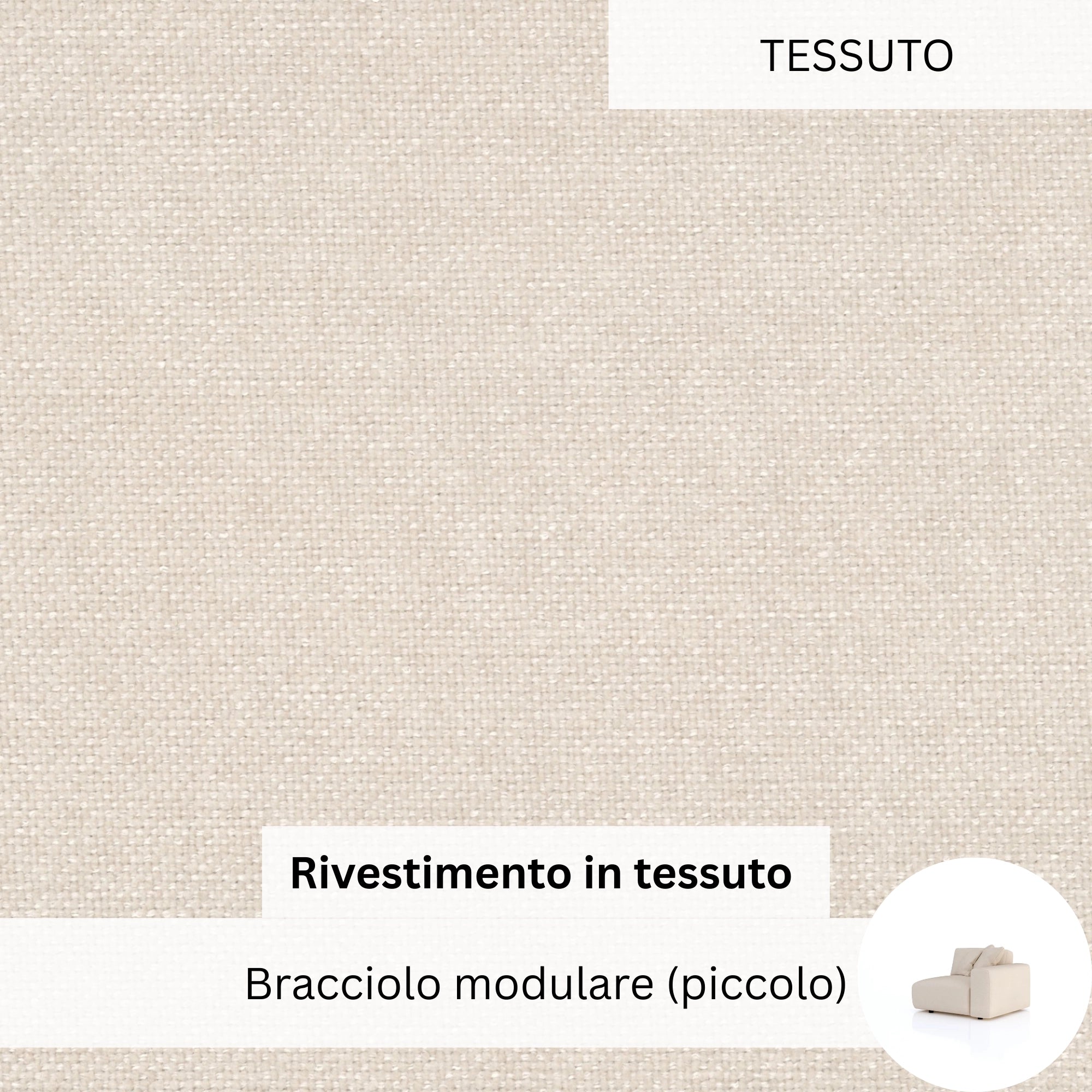 Stoffbezug - Armrest Modul Ventora (Klein) (rechts)