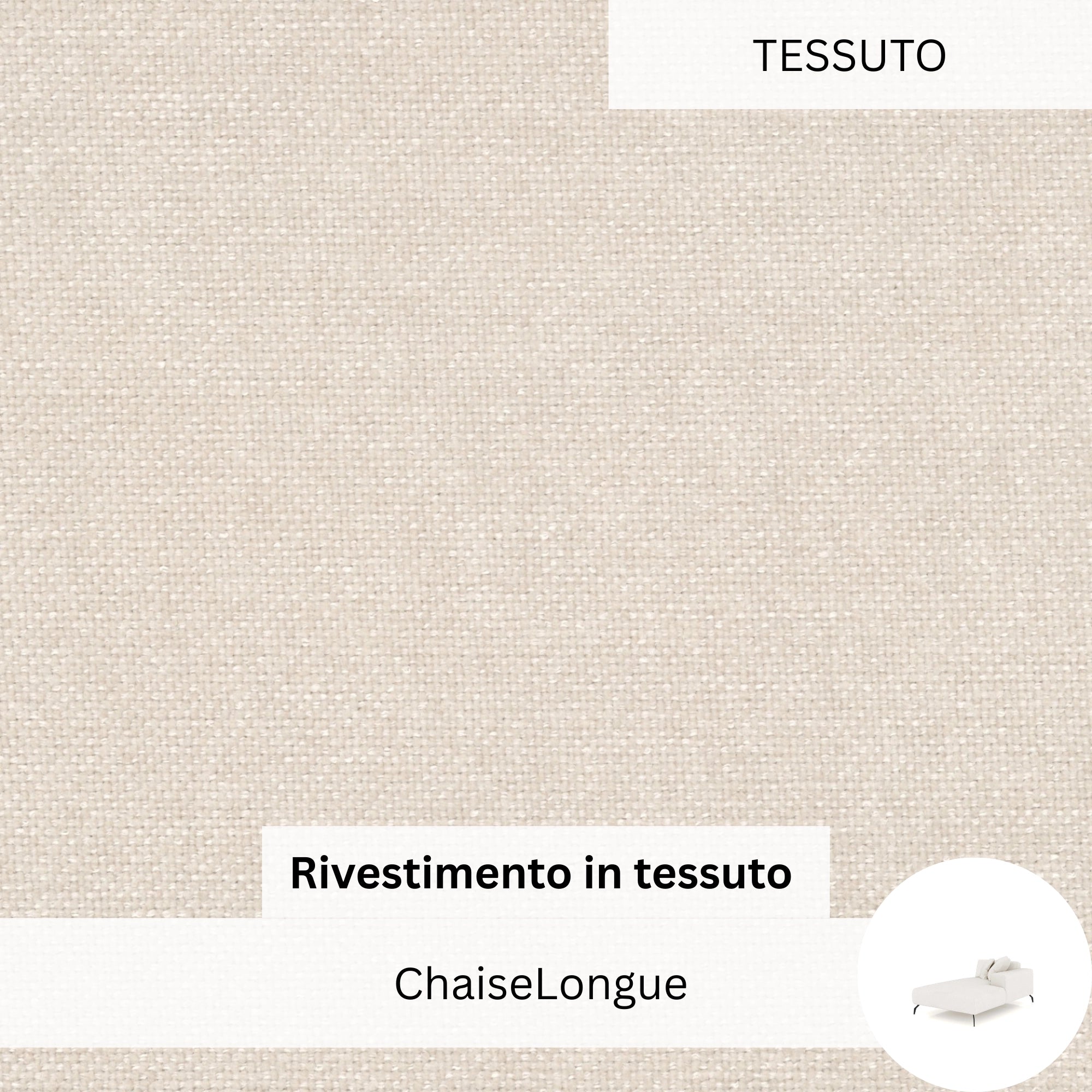 Rivestimento in tessuto - ChaiseLongue Ventora Lift