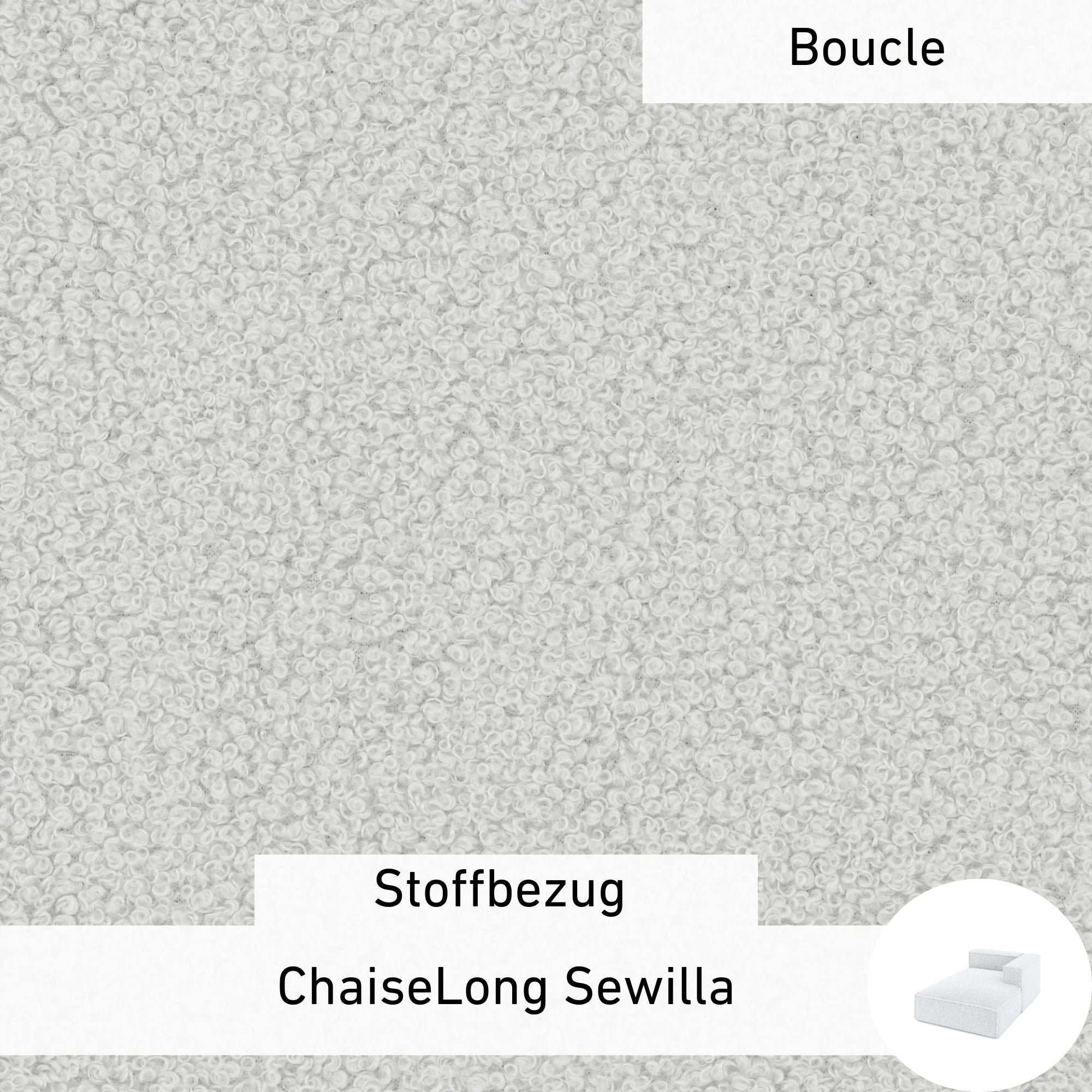 Rivestimento in tessuto - ChaiseLongue Sewilla