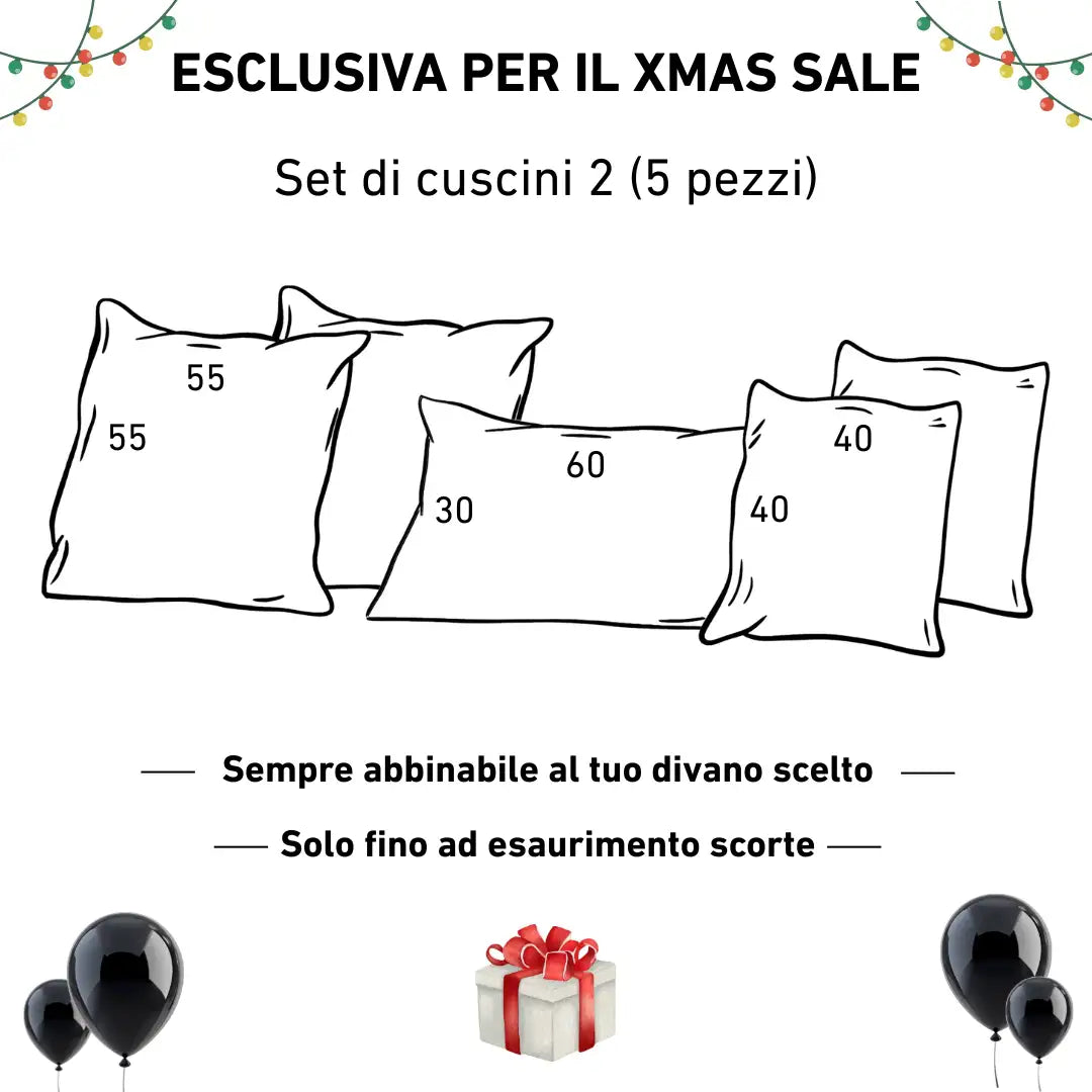 Set di cuscini di lusso 2 (5 pezzi) - XMAS Sale