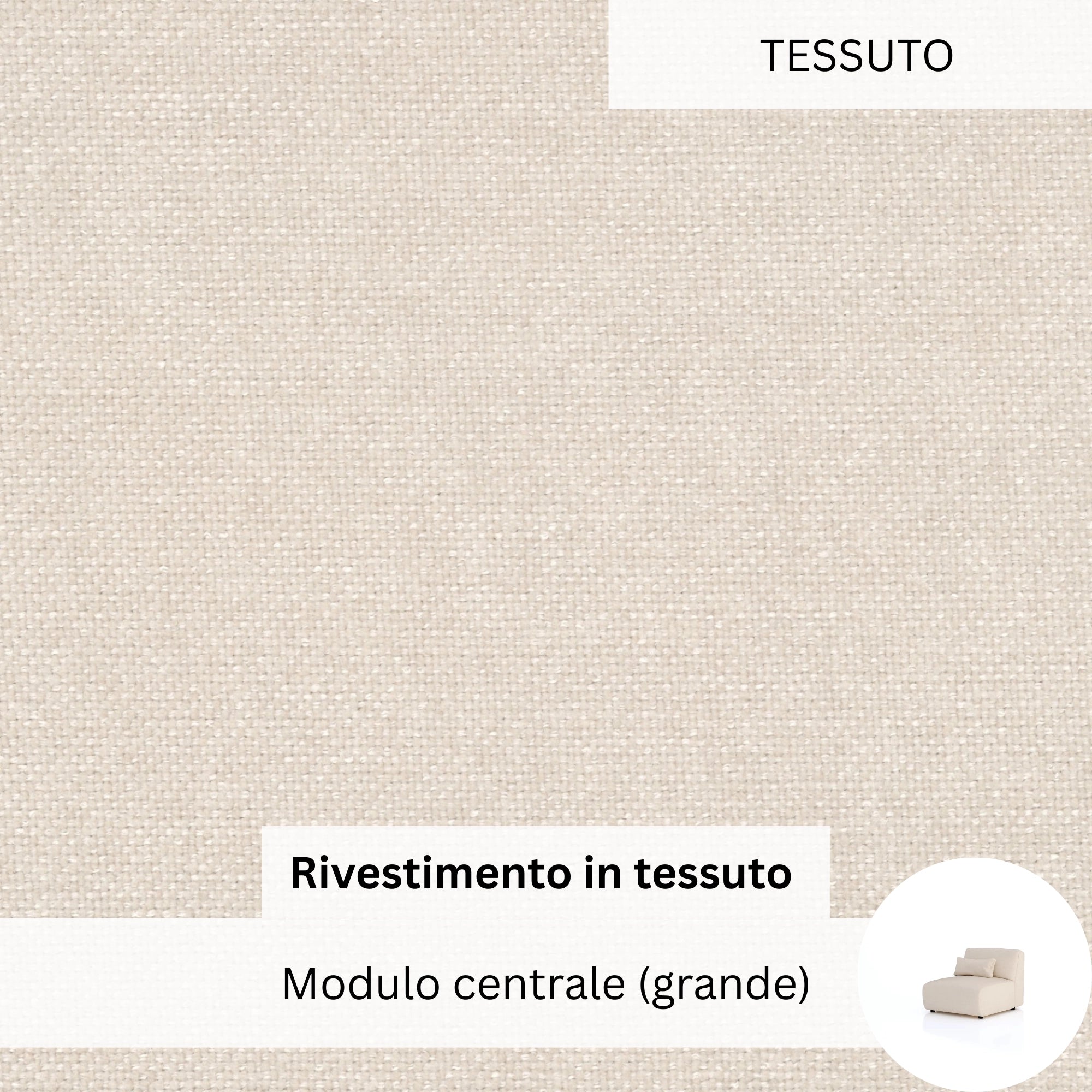 Stoffbezug - Mittelmodul Ventora (Groß)